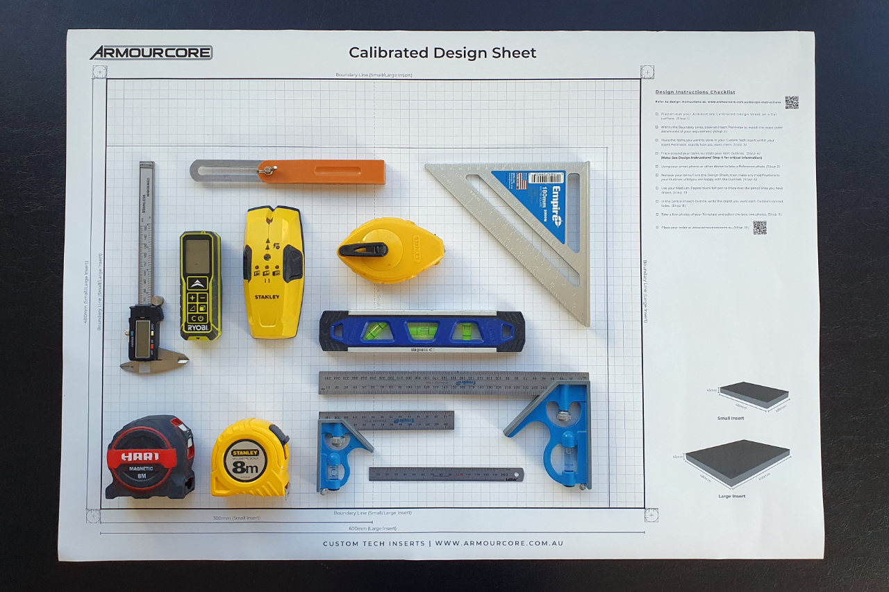 Instruction Image (Rev 2), Step 03 armourcore.com.au - Custom Tech Inserts
